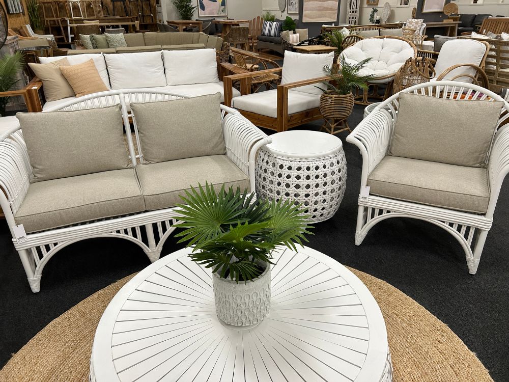 Bahama 2 Seat Cane Sofa