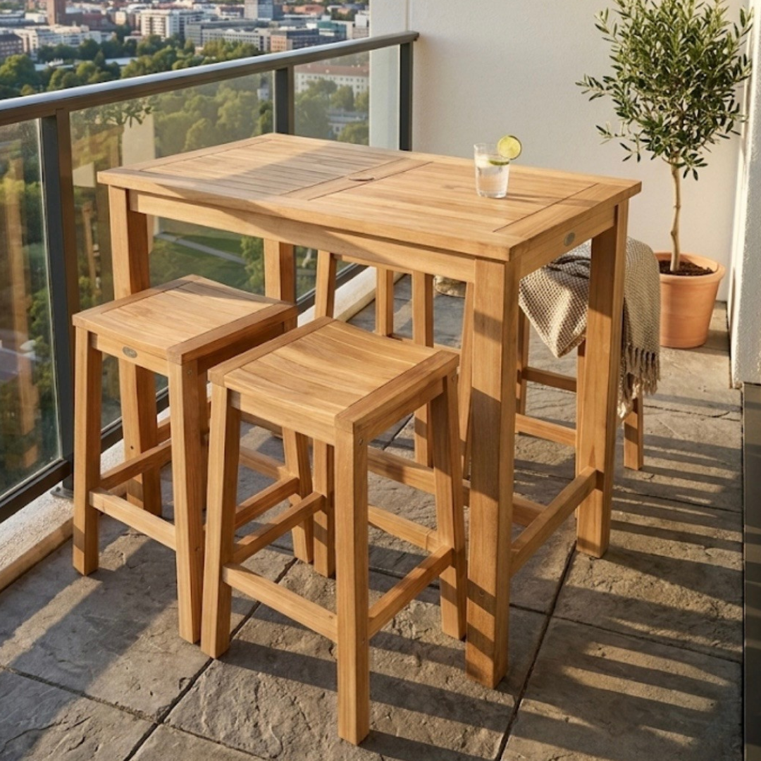 Montego Teak Bar Table 120