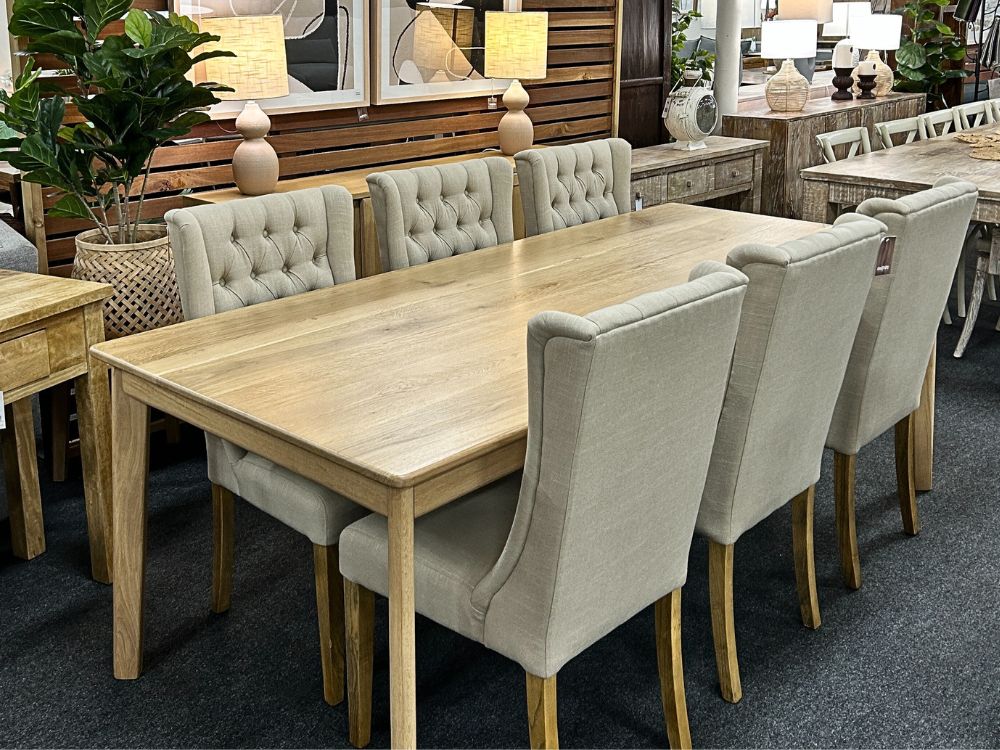 Amity Sleek Oak Dining Table