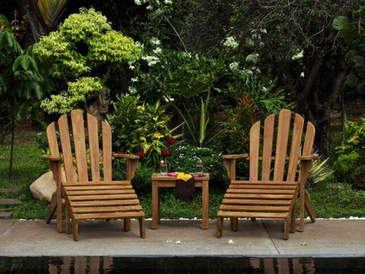 Adirondack Chair With Footrest