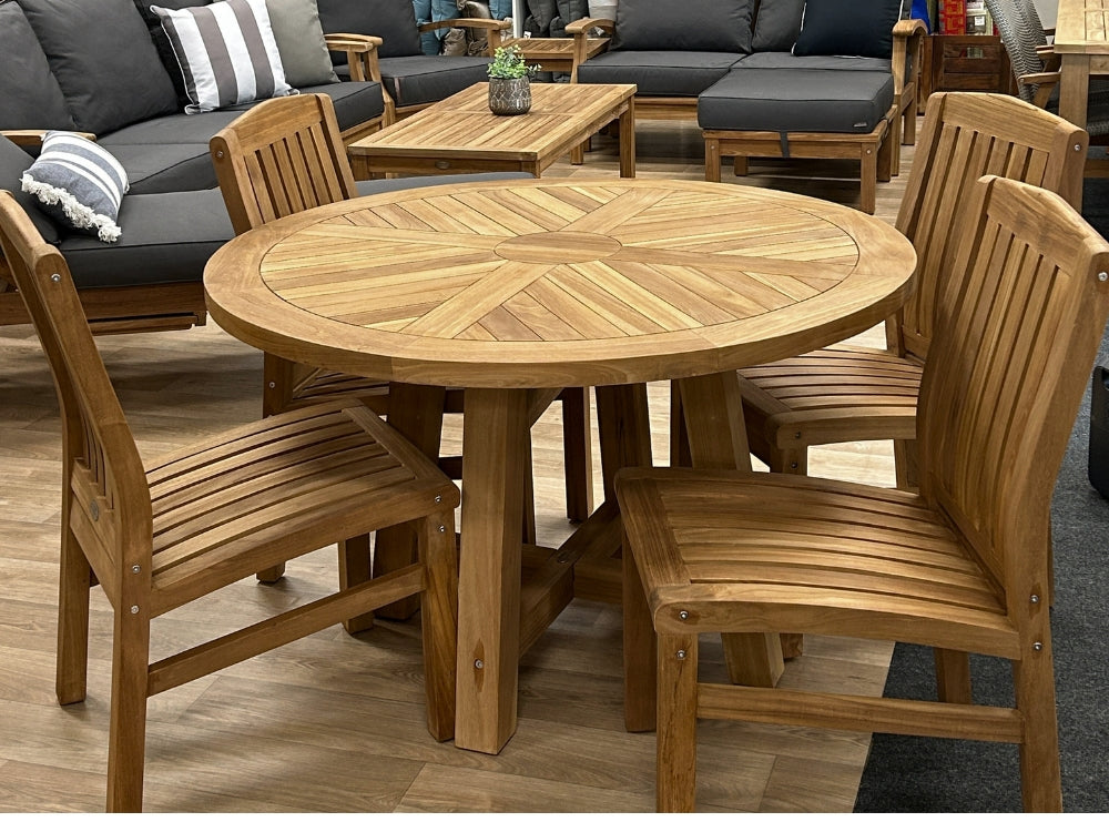 Hawaii Teak Rnd Din Table