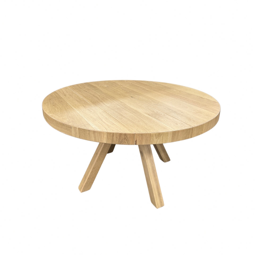 Plank Round Dining Table