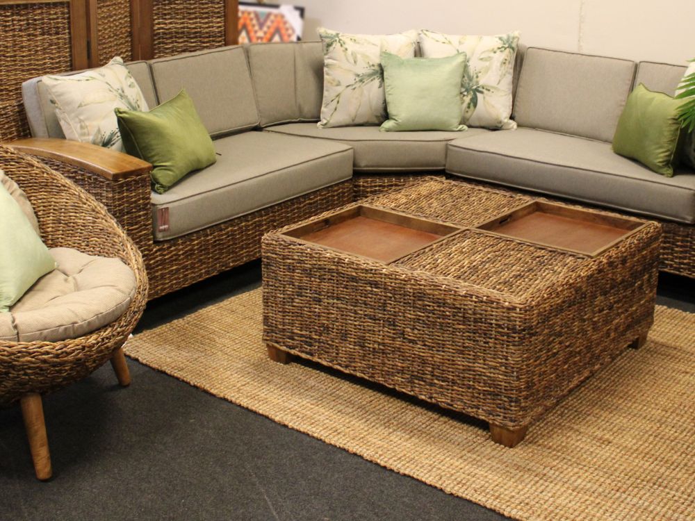 Zanzibar Cnr Lounge W/Wood enspirefurniture