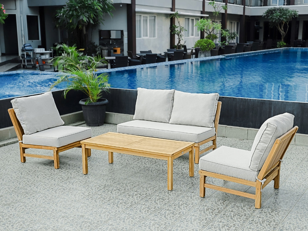 Fiji Teak Cnr Lounger