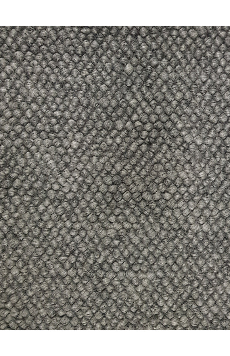 Loopy New Zealand Wool Rug - Dark Grey