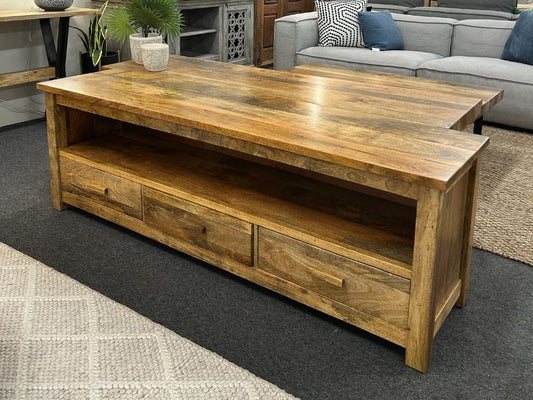 Viva TV Cabinet 3 Bottom Drawers with Back
