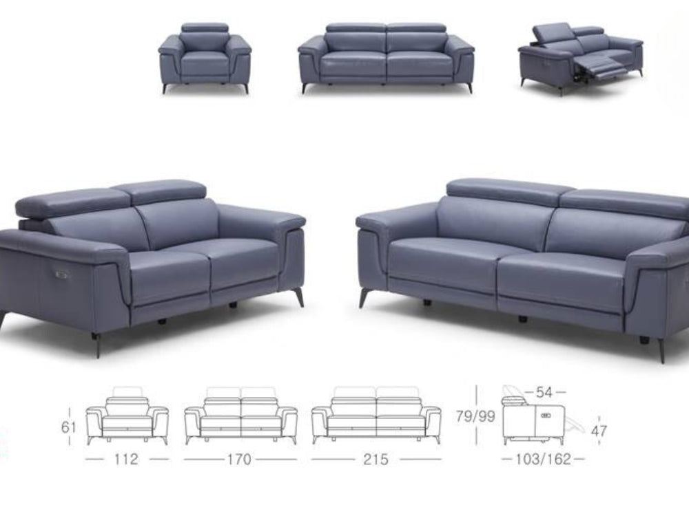 Shoalhaven 3 Seat Recliner Lounge