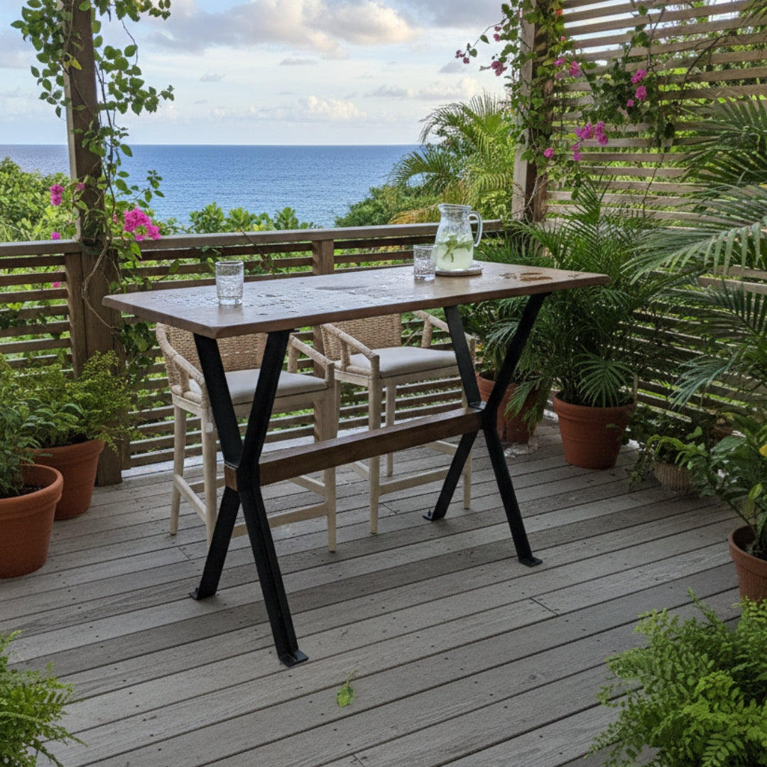 Trestle Bar Table