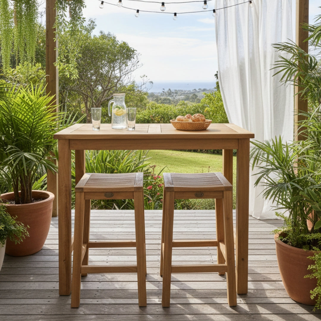 Montego Teak Bar Table 150