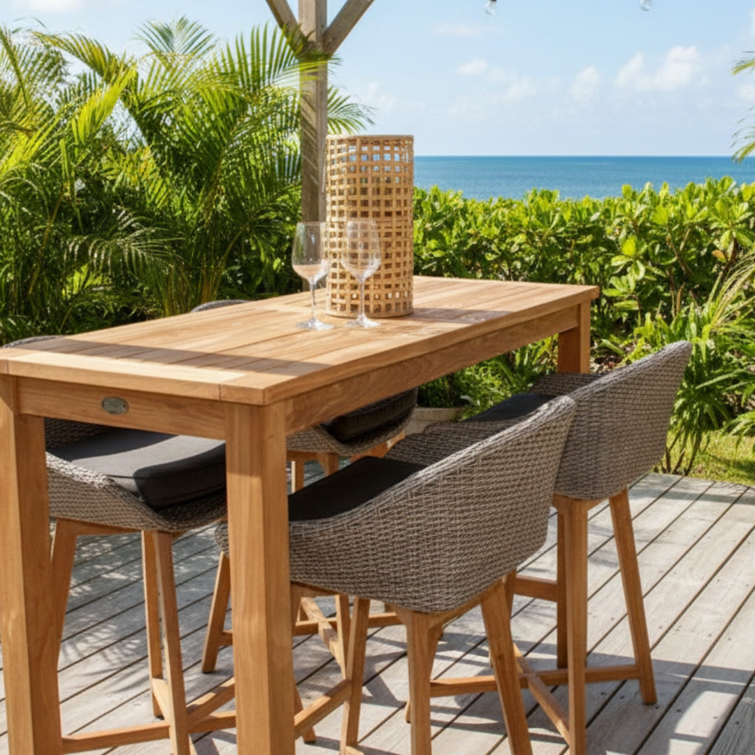 Montego Teak Bar Table 180