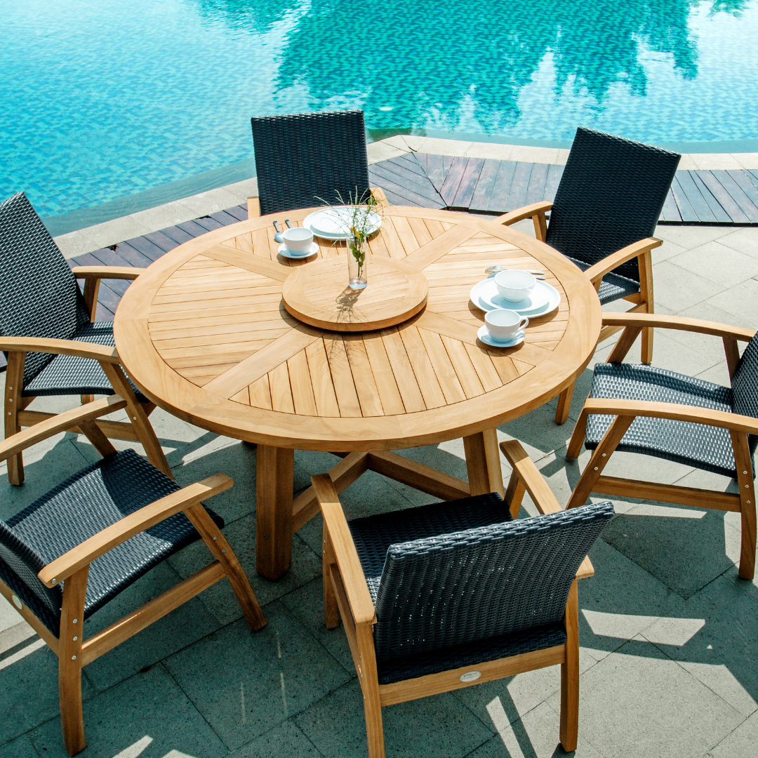 Hawaii Teak Rnd Din Table