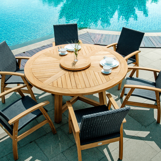 Hawaii Teak Rnd Din Table