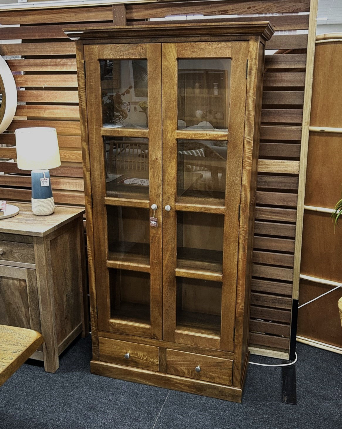 Verve 2 Door Glass Cabinet
