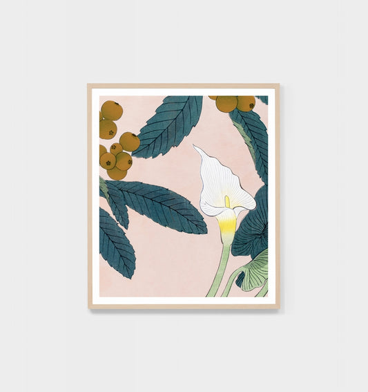 Calla Lilly Woodblock 2
