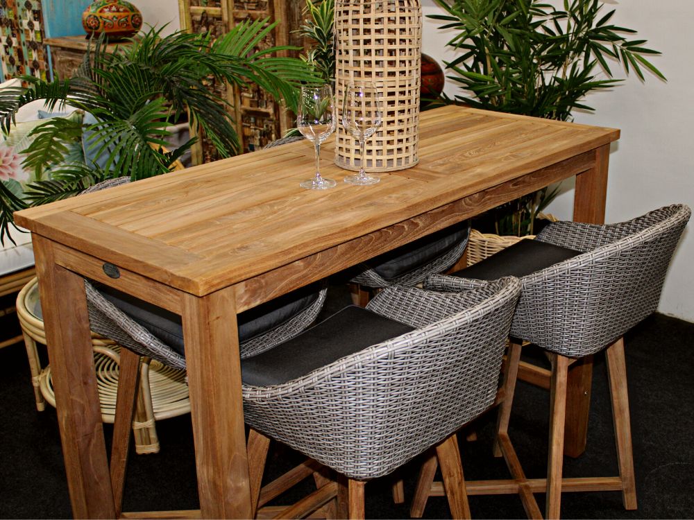 Montego Teak Bar Table 180